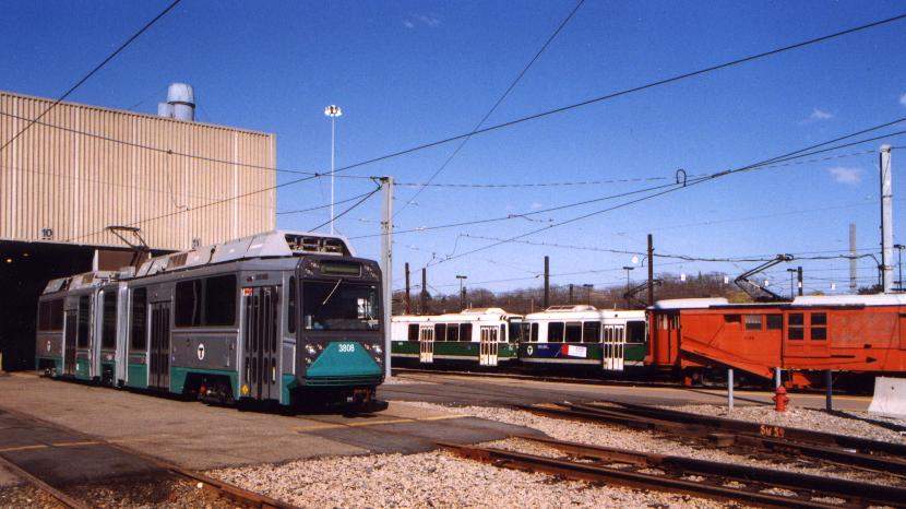 Photo of A Green Line Type 8 at Riverside