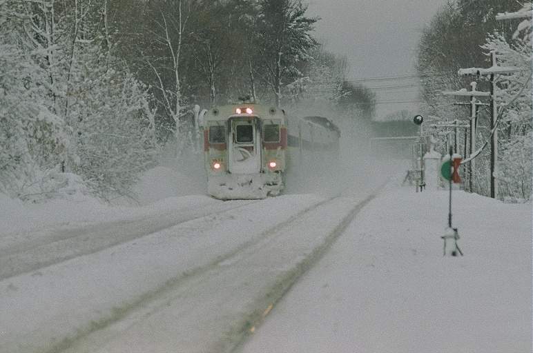 Photo of MBTA Train crossing the Sudbury River
