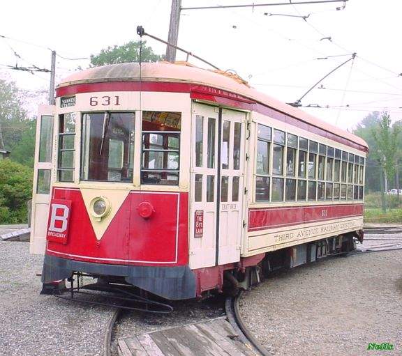Photo of 3rd Avenue Railway System #631 trolleycar
