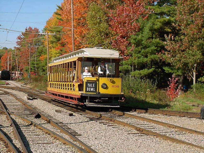 Photo of Seashore Trolley Museum Connecticut Company 15 Bench Open #838