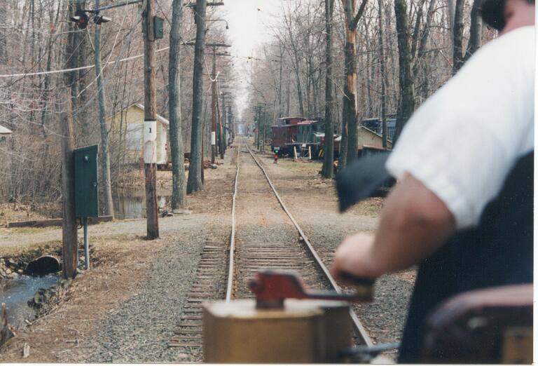 Photo of Connecticut Trolley Museum Yard Limits as seen in 1996