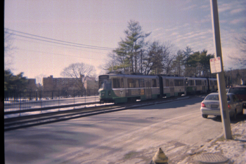 Photo of Green Line on Commonwealth Ave