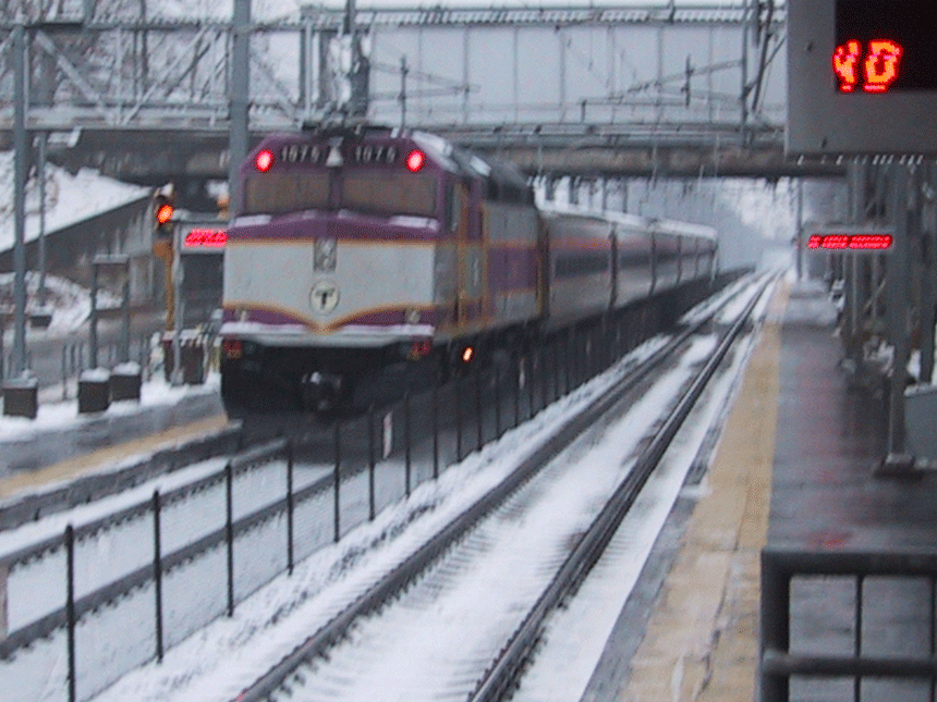 Photo of MBTA Commuter Rail at South Attleboro
