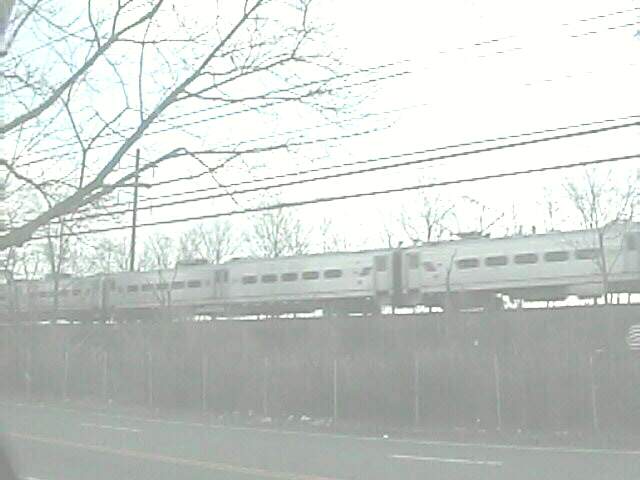 Photo of Southbound N J Transit just north of Metro Station in Edison