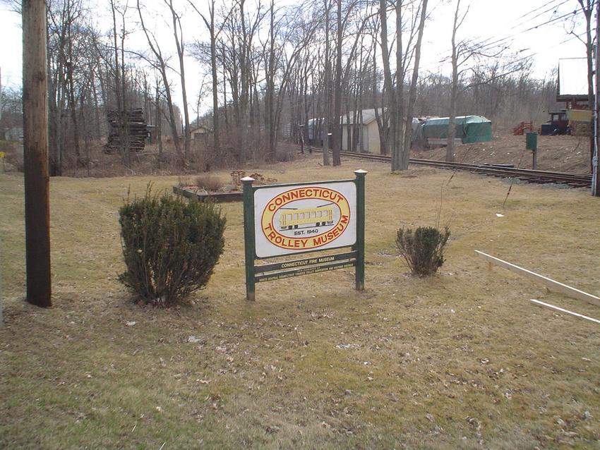 Photo of Connecticut Trolley Museum Sign