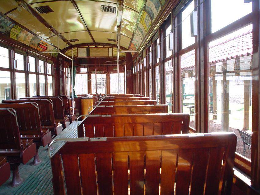 Photo of Passenger view from within NOPS 836 @ Connecticut Trolley Museum