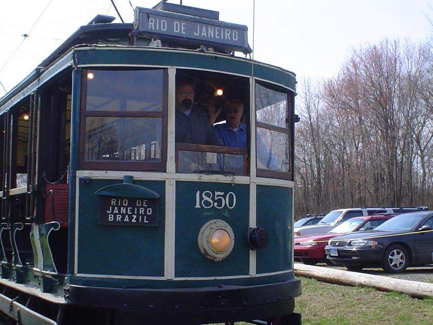 Photo of Car 1850 at the Connecticut Trolley Museum