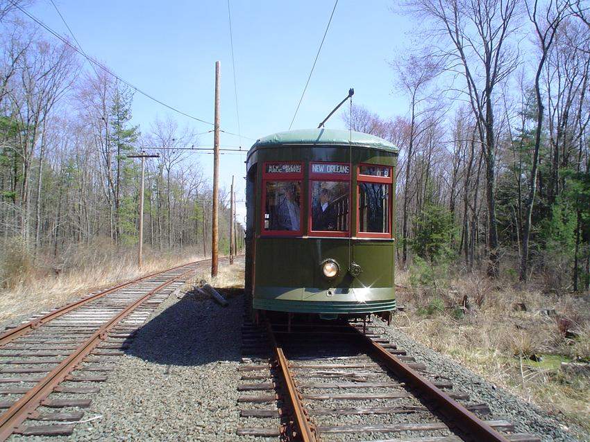 Photo of Car 836 at the Connecticut Trolley Museum