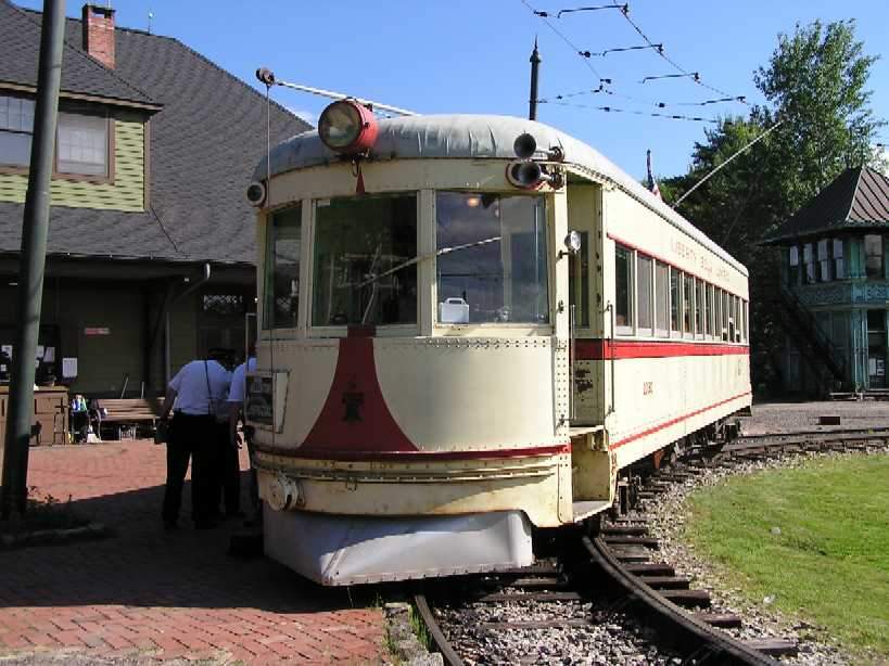 Photo of Lehigh Valley Transit Co.  #1030  at the Seashore Trolley Museum