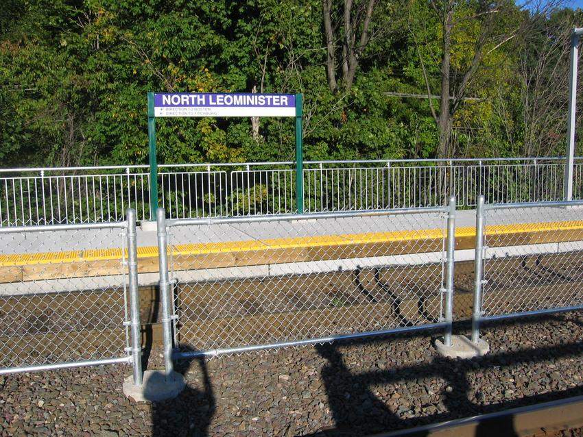 Photo of The new North Leominster Station with a misspelled sign :-)
