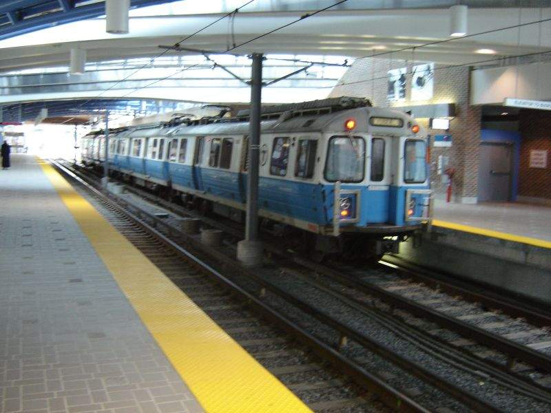 Photo of blue line airport station