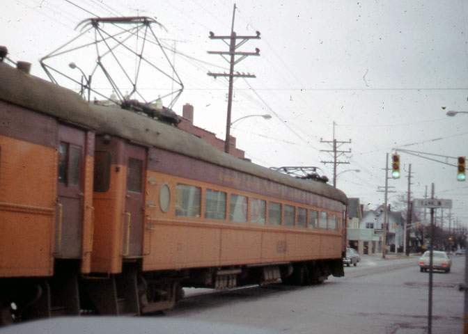 Photo of These Interurban cars were in regular service in 1973
