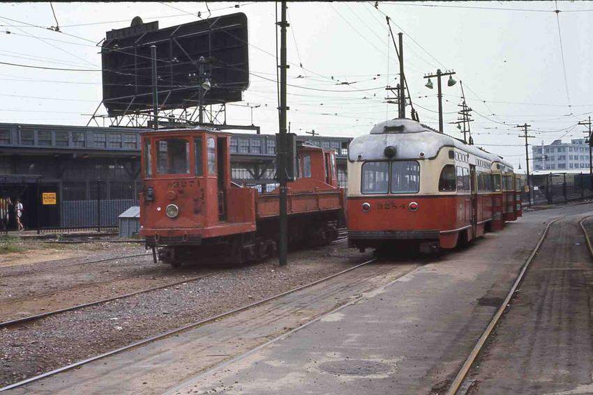 Photo of Ballast Car 3271 at Lechmere 9_1968