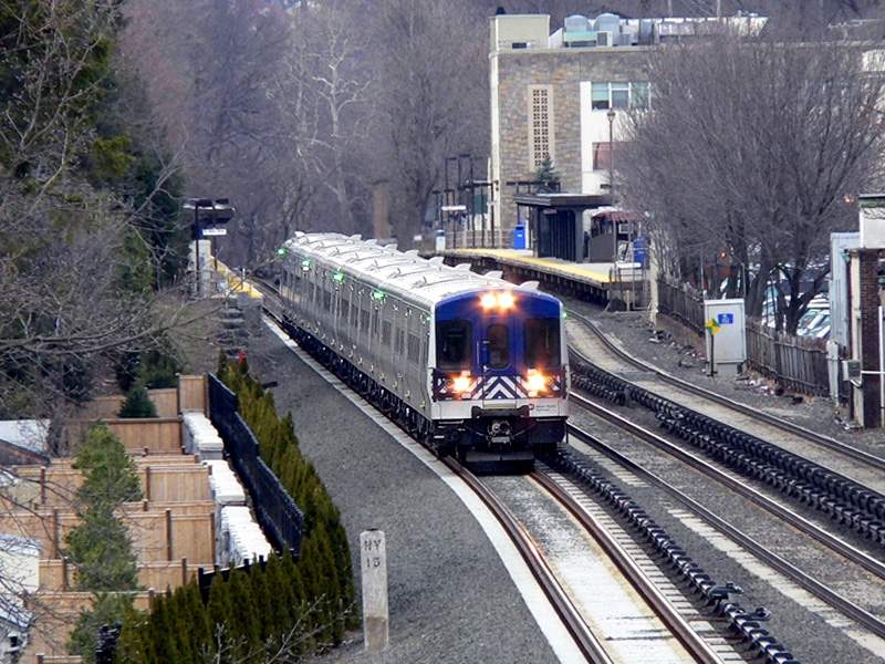 Photo of Southbound Local Leaving Bronxville, NY