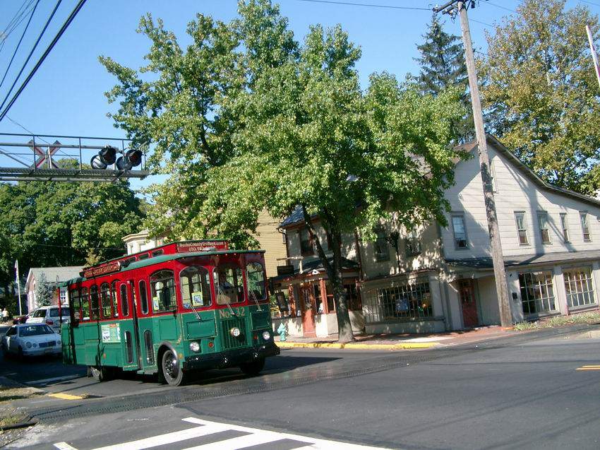 Photo of Trolley in New Hope, PA.