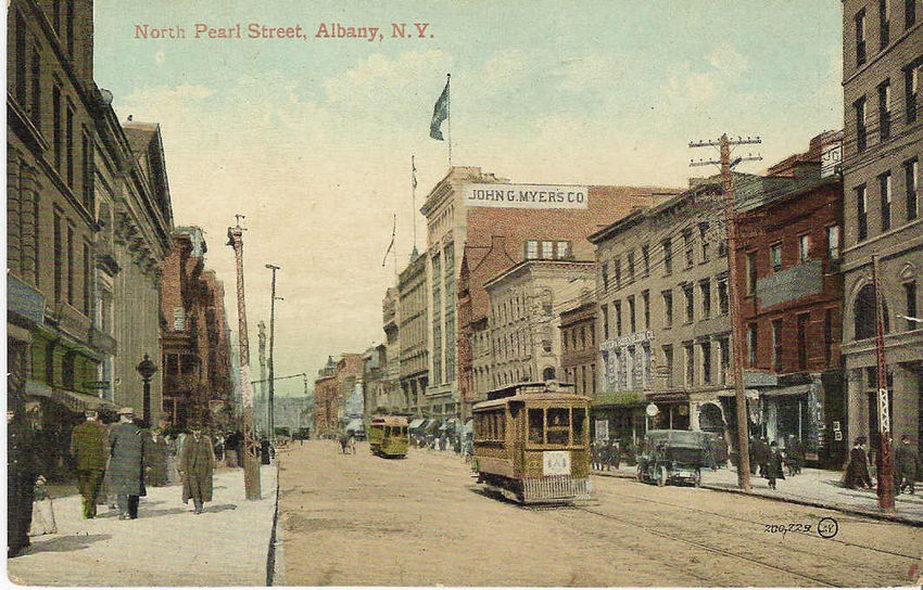 Photo of Trolley at North Pearl Street, Albany, NY