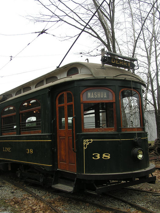 Photo of #38 Manchester (NH) and Nashua StRy at the Seashore Trolley Museum