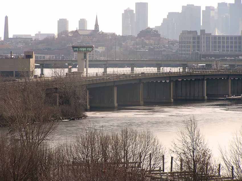 Photo of Mystic River Bridge for MBTA Orange Line and Commuter Rail (Boston)