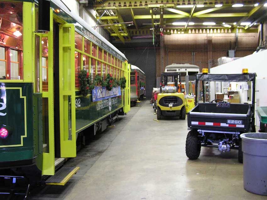 Photo of Interior of Charlotte Trolley shop