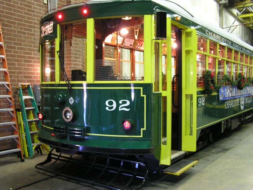 Photo of Charlotte Trolley car #92