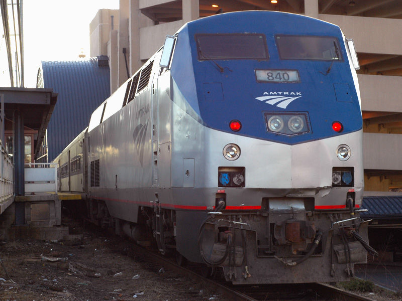 Photo of Amtrak P30CH #840 Powering Danbury Branch Trains
