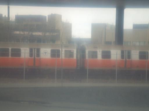 Photo of Orange Line train near Community College
