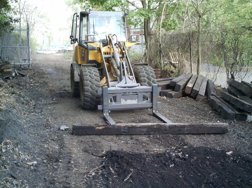 Photo of Trolley Museum track work