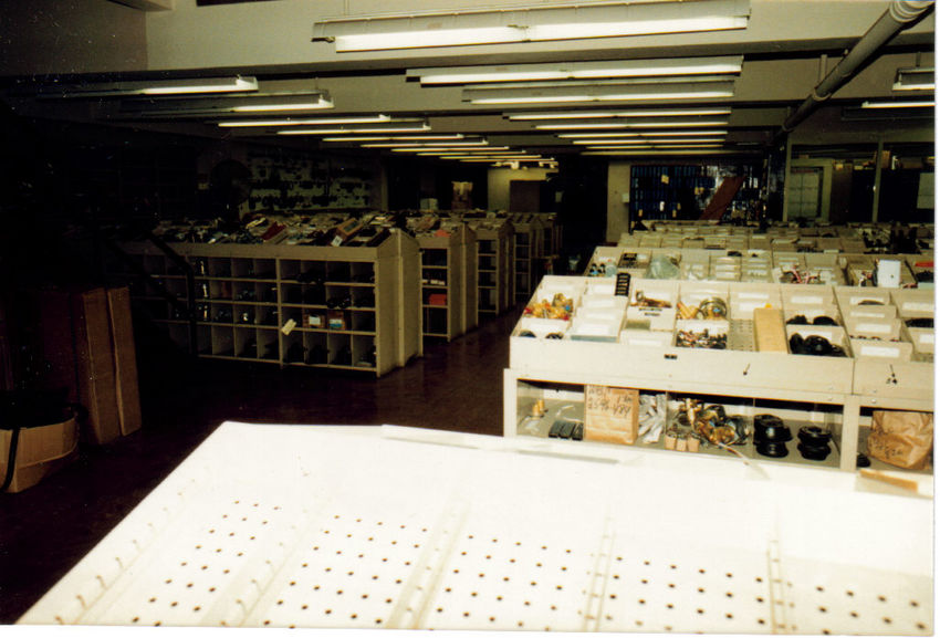 Photo of Parts Counter.
