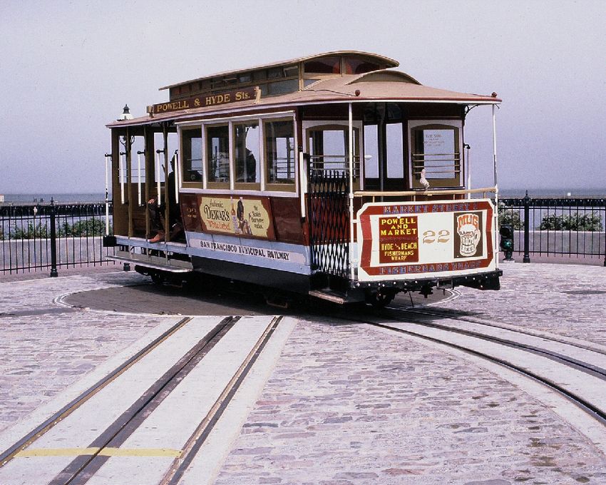 Photo of Cable Car at the bay.