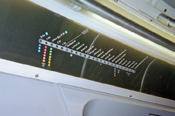 Photo of L Line strip map