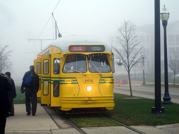 Photo of Kenosha Streetcar in the fog