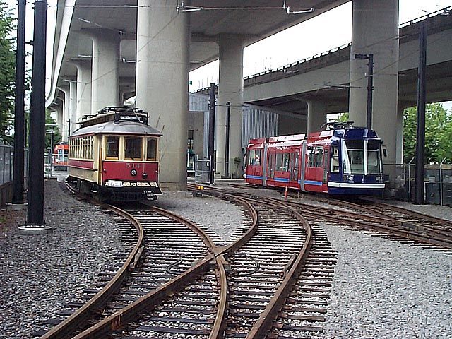 Photo of Vintage and Modern Streetcars