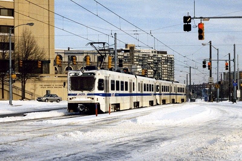 Photo of SNOWY DAY ON THE LIGHT RAIL