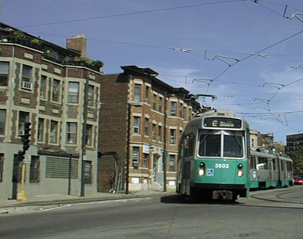 Photo of MBTA LRVs Headed for Heath Street