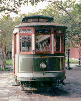 Photo of New Orleans Retired Streetcar Static Display