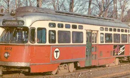 Photo of PCC Streetcar Retired at Aborway in Boston
