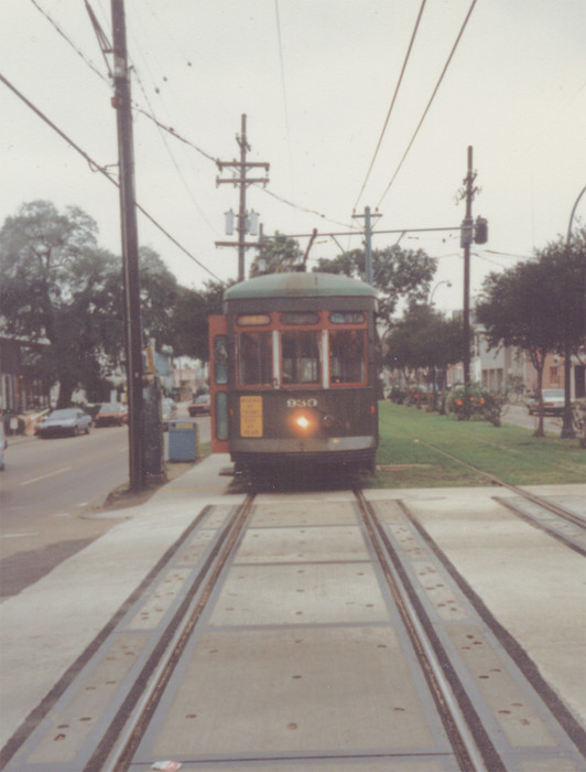 Photo of New Orleans Streetcar in 1989