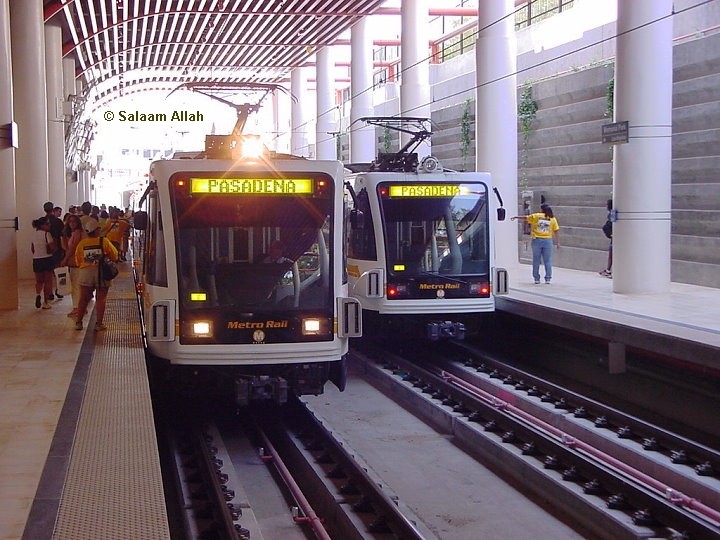 Photo of  LACMTA Gold Line light rail transit system Los Angeles California USA