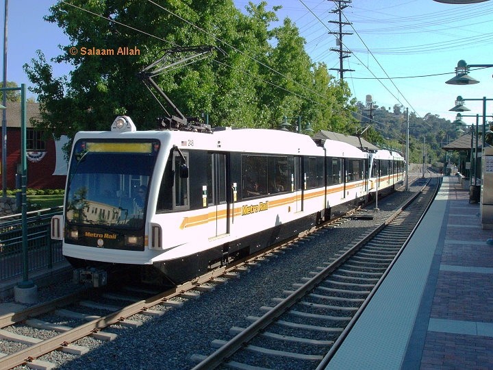 Photo of LACMTA Gold Line lingt rail transit system Los Angeles County USA