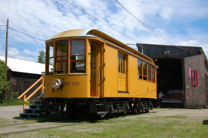 Photo of The Shelburne Falls Streetcar gets Some Sun