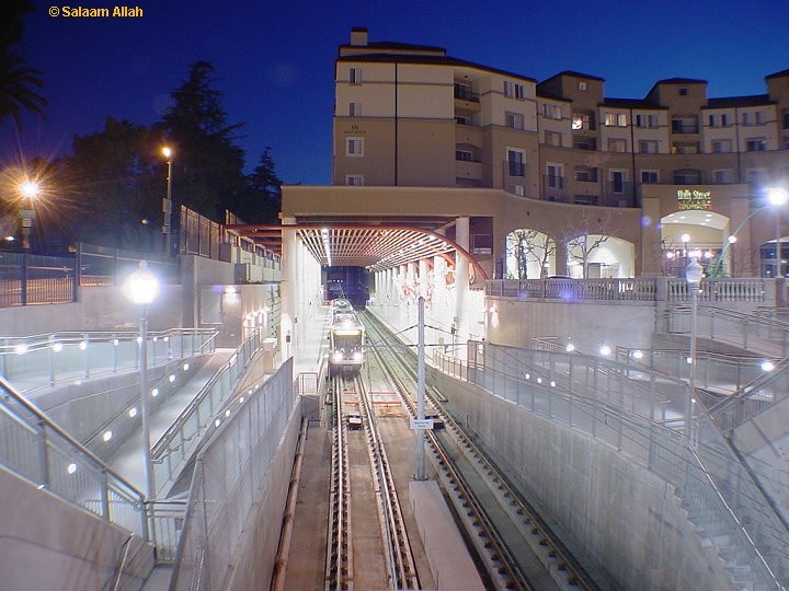Photo of LACMTA Gold Line light rail system Los Angeles California USA