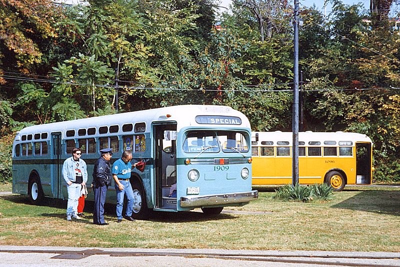 Photo of Baltimore Transit Co. Busses