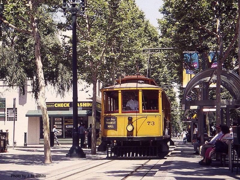 Photo of Vintage streetcar in San Jose