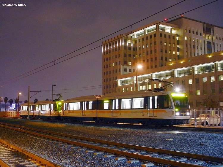 Photo of LACMTA Gold Line light rail transit system Los Angeles County Ca