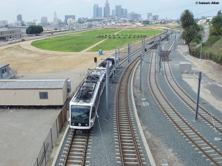 Photo of LACMTA Gold Line light rail transit system Los Angeles California USA
