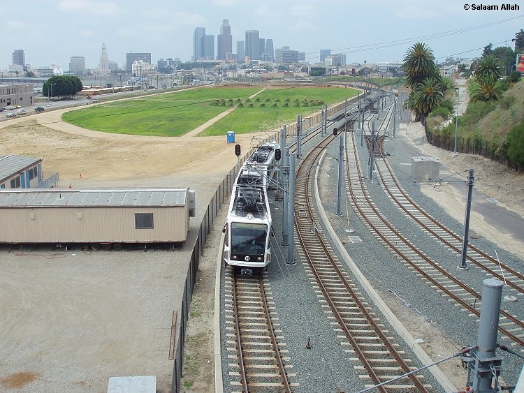 Photo of LACMTA Gold Line light rail transit system Los Angeles California USA