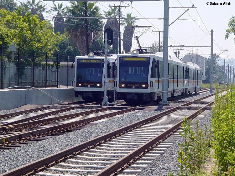Photo of LACMTA Gold Line light rail system Los Angeles County Califorina USA