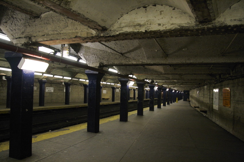 Photo of MBTA BLue Line State Street Station - under construction
