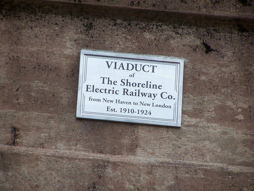 Photo of Plaque recently Attached to SLE Viaduct