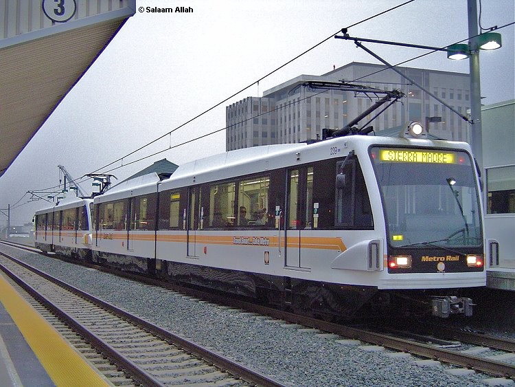 Photo of  LACMTA Gold Line light rail transit system Los Angeles County Ca